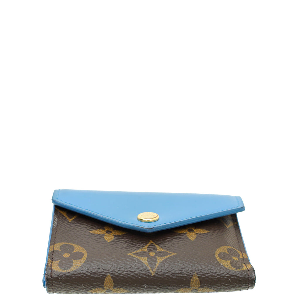 Louis Vuitton Monogram Blue Zoe Wallet