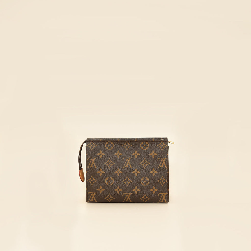 Louis Vuitton Brown Monogram Toiletry Pouch 19