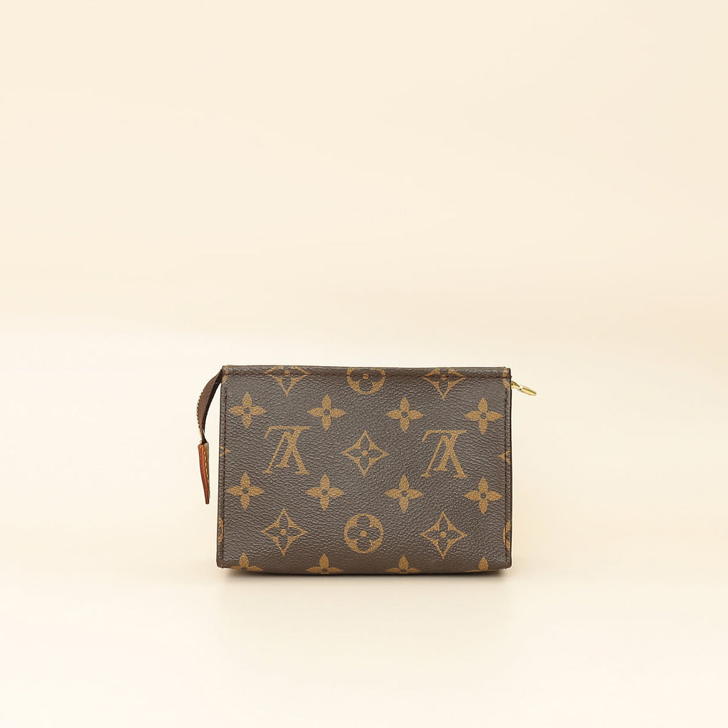 Louis Vuitton Brown Monogram Toiletry Pouch 15