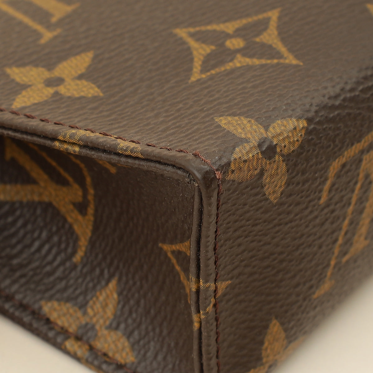 Louis Vuitton Brown Monogram Toiletry Pouch 15