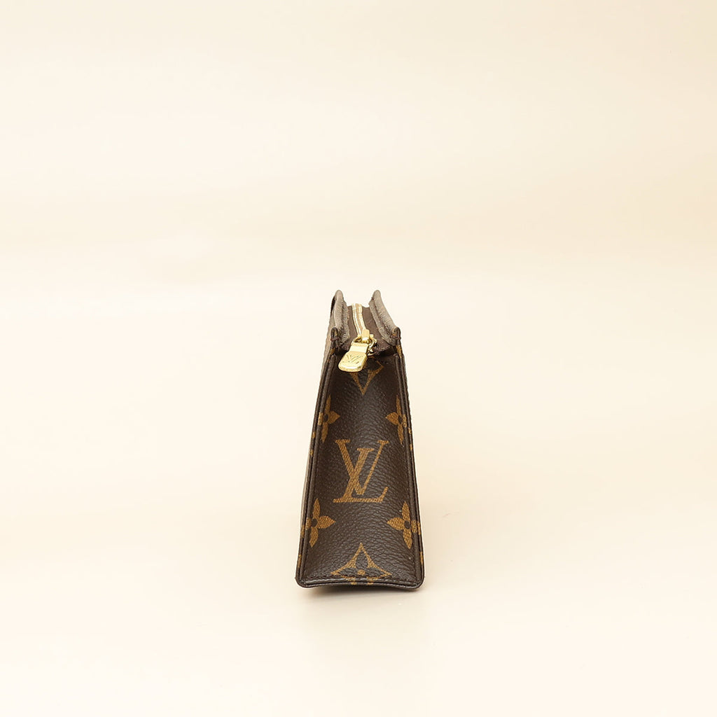 Louis Vuitton Brown Monogram Toiletry Pouch 15