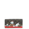 Louis Vuitton Monogram Bicolor 2017 Christmas Animation Sarah Wallet