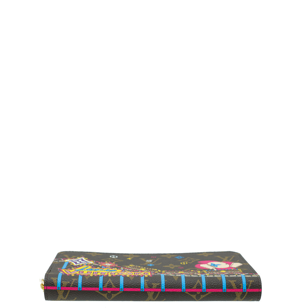 Louis Vuitton Multicolor 2020 Christmas Animation Roller Coaster Zippy Wallet