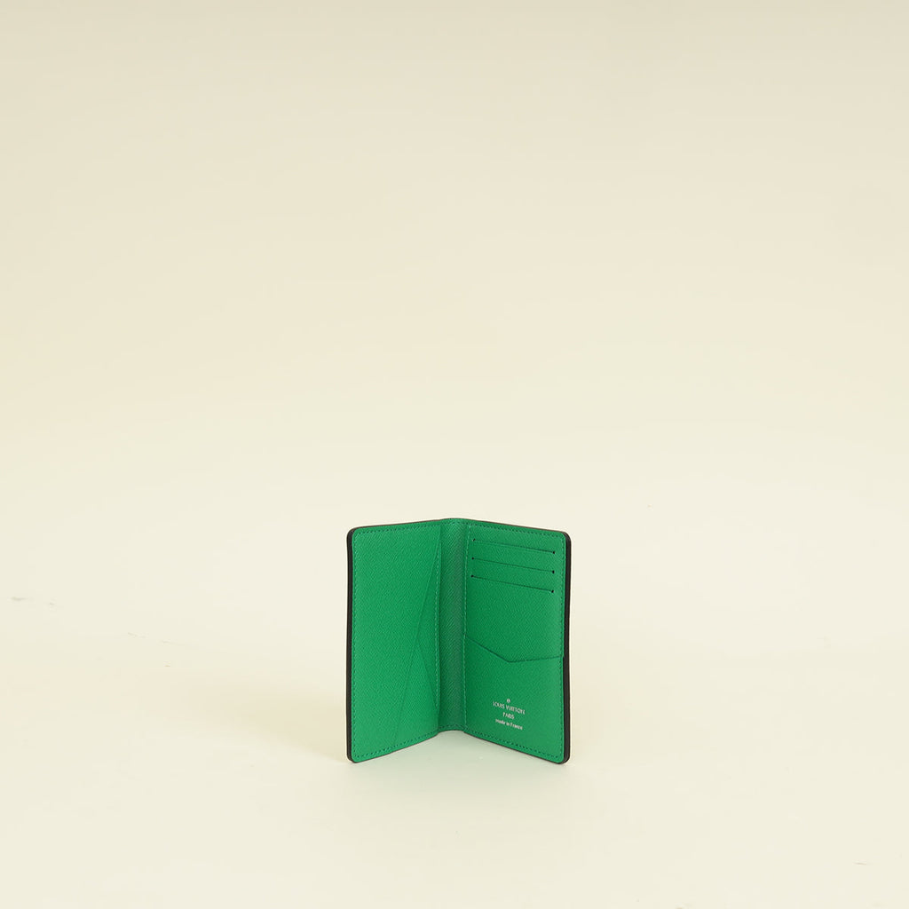 Louis Vuitton Green Monogram Pocket Organizer