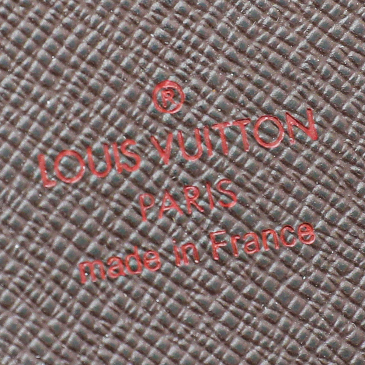 Louis Vuitton Ebene Zippy Organizer Wallet