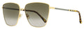 Jimmy Choo Square Lavi Sunglasses 06JHA Gold/Havana 60mm Gold Havana