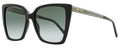 Jimmy Choo Butterfly Sunglasses Lessie 8079O Black 56mm Black