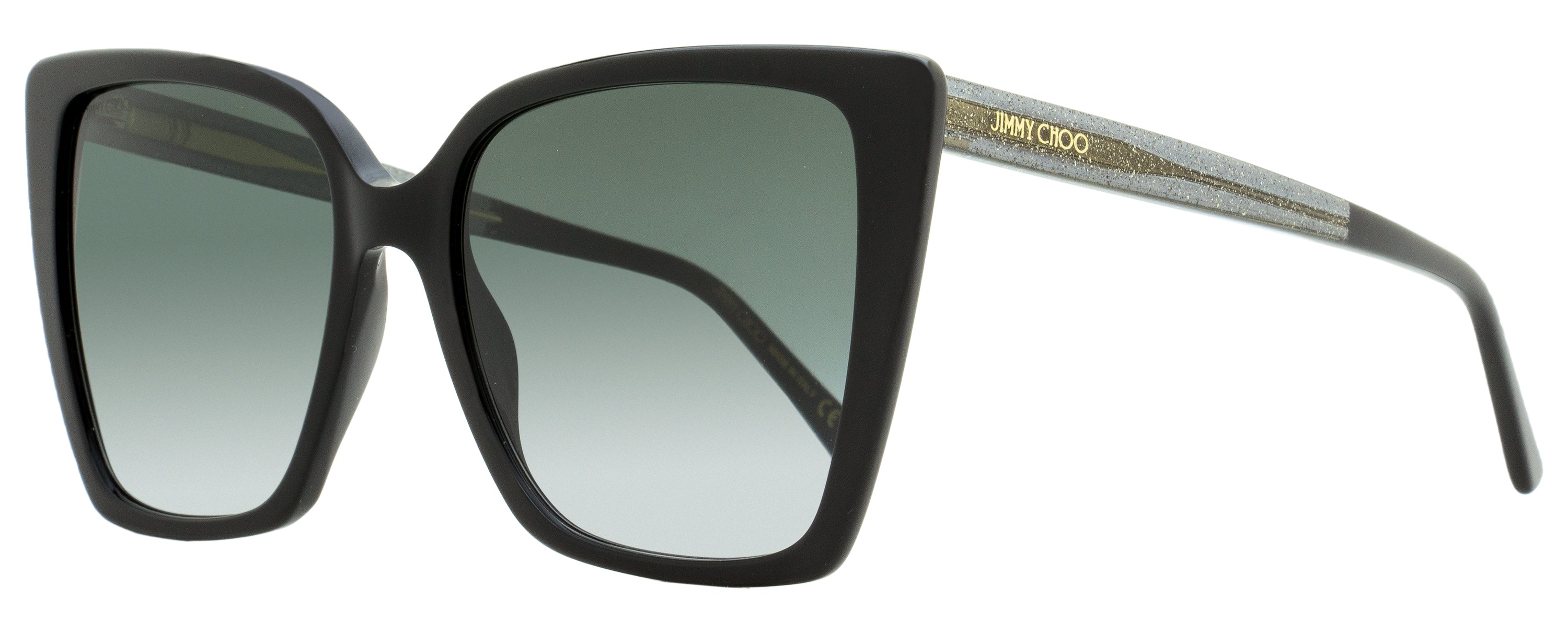 Jimmy Choo Butterfly Sunglasses Lessie 8079O Black 56mm Black