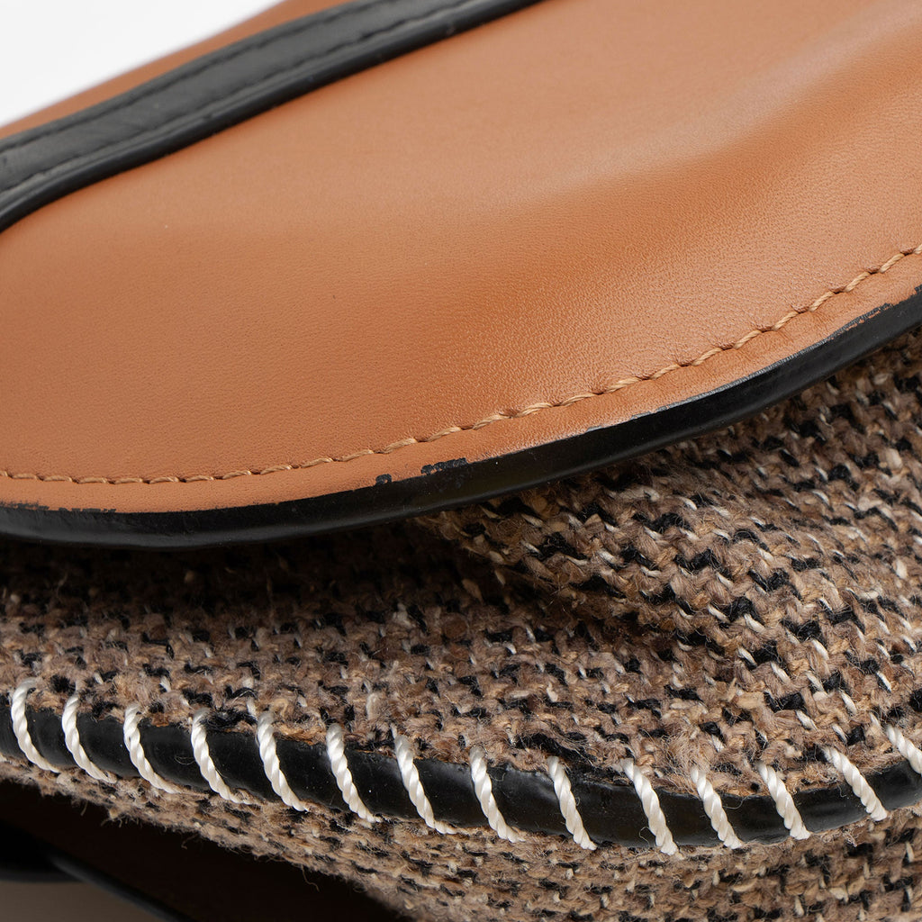 Loewe Calfskin Tweed Gate Small Crossbody