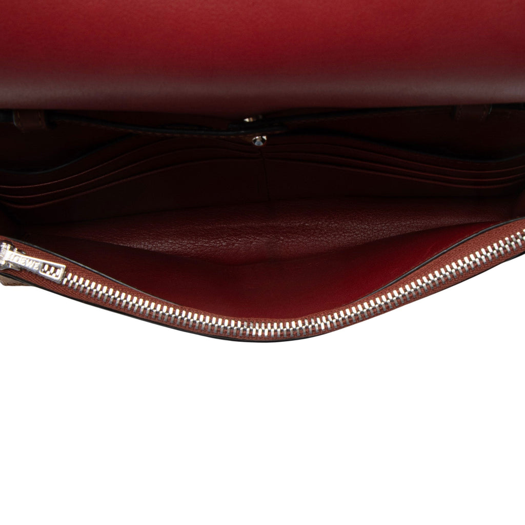 Loewe Grained Calfskin Chain Wallet