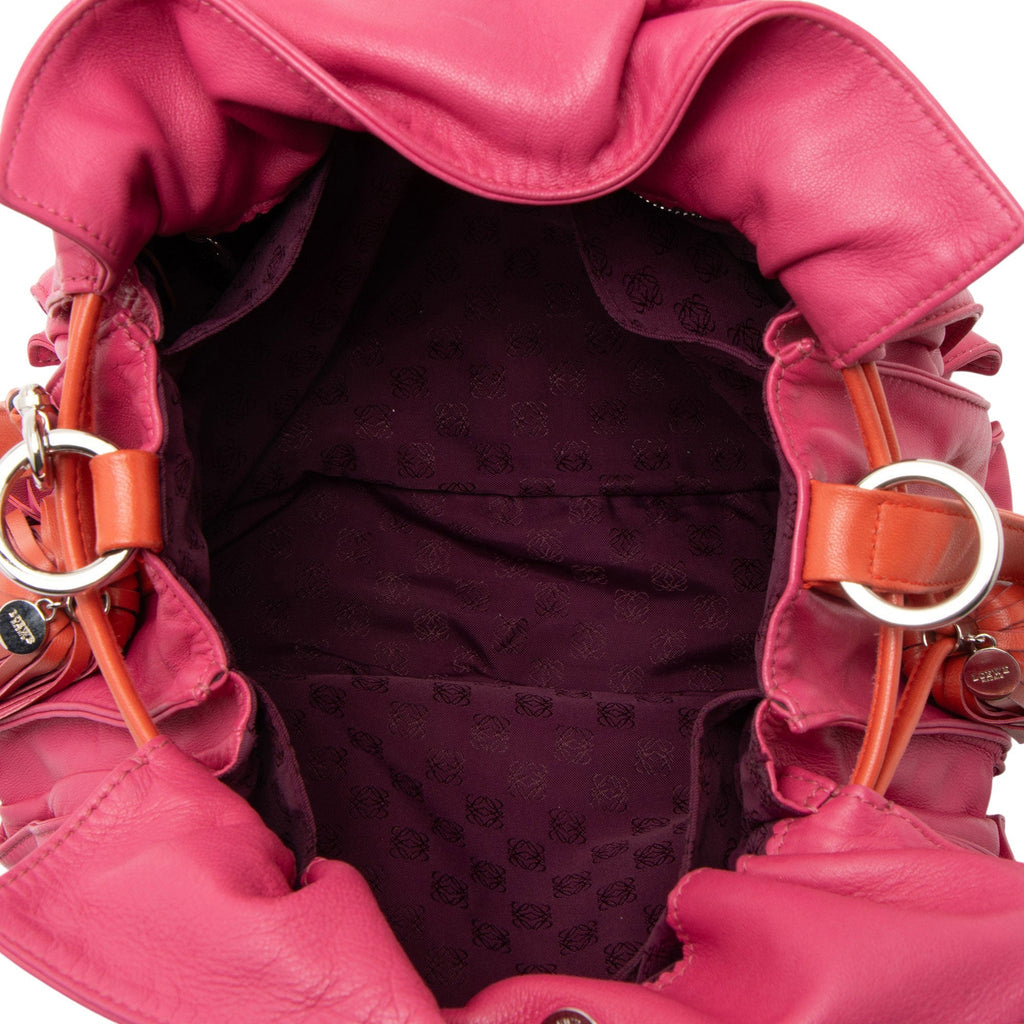 Loewe Mellow Nappa Flamenco Tassel Shoulder Bag
