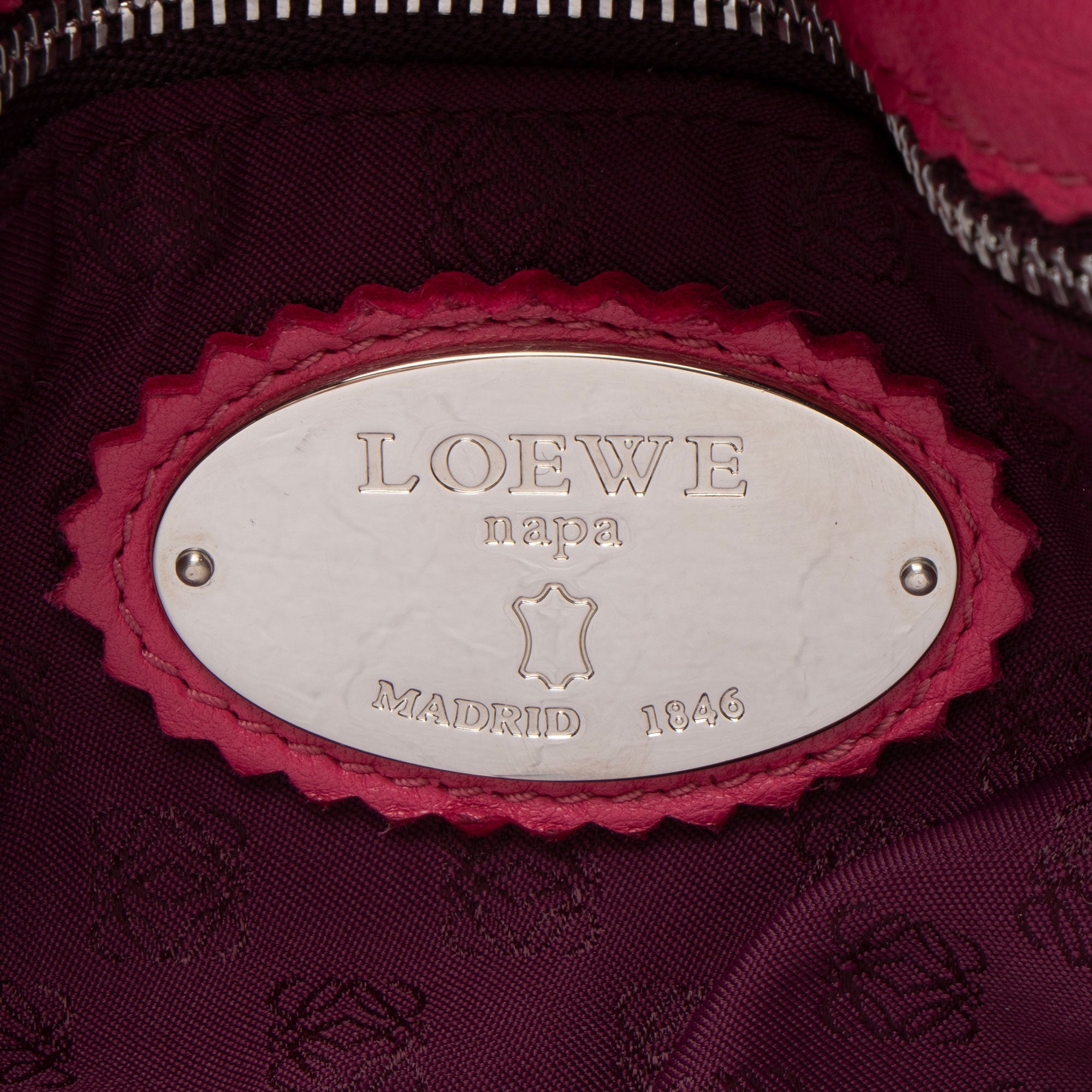 Loewe Mellow Nappa Flamenco Tassel Shoulder Bag