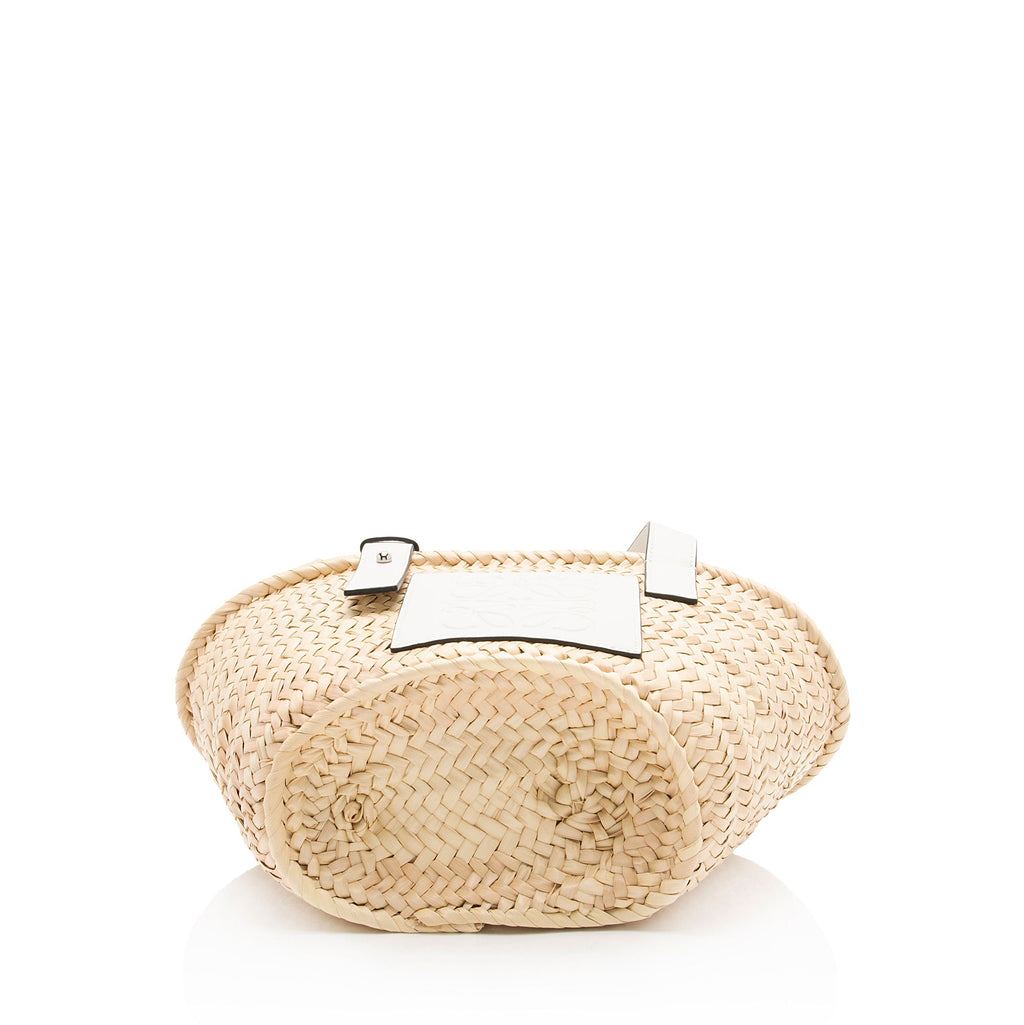 Loewe Raffia Basket Small Tote