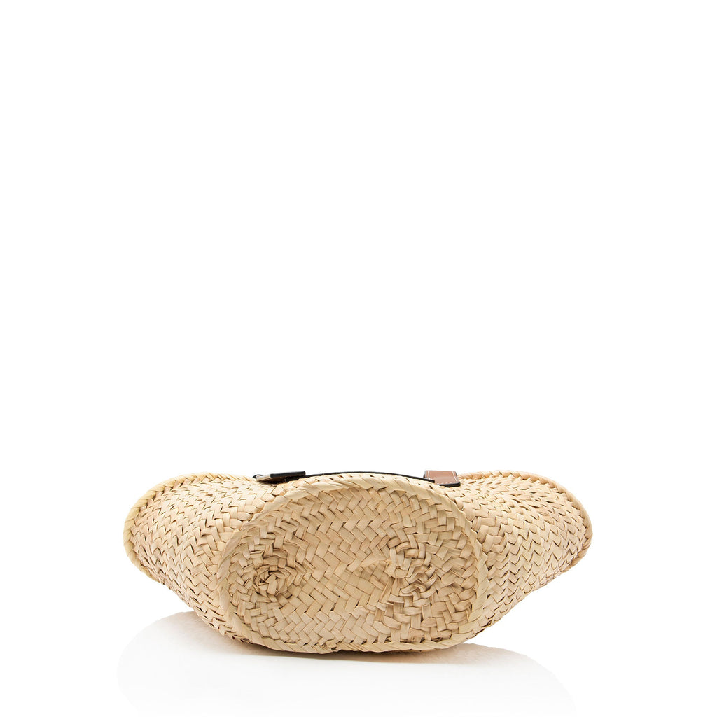 Loewe Raffia Basket Small Tote