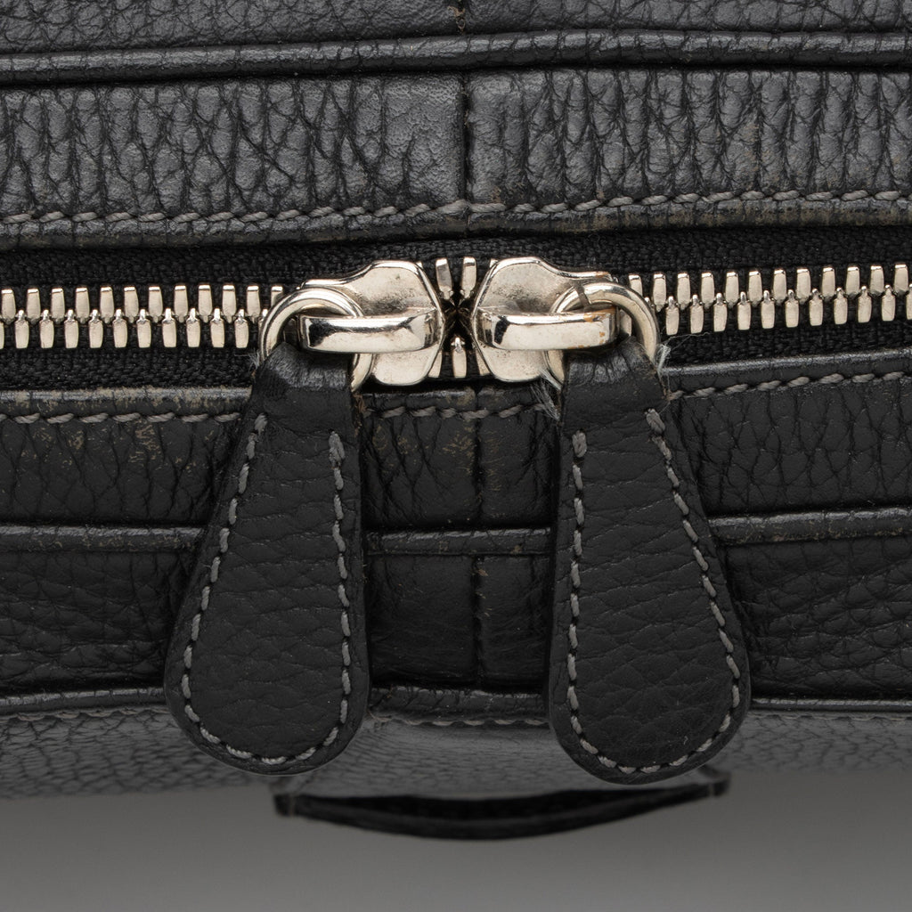Loewe Vintage Grained Calfskin Senda Satchel