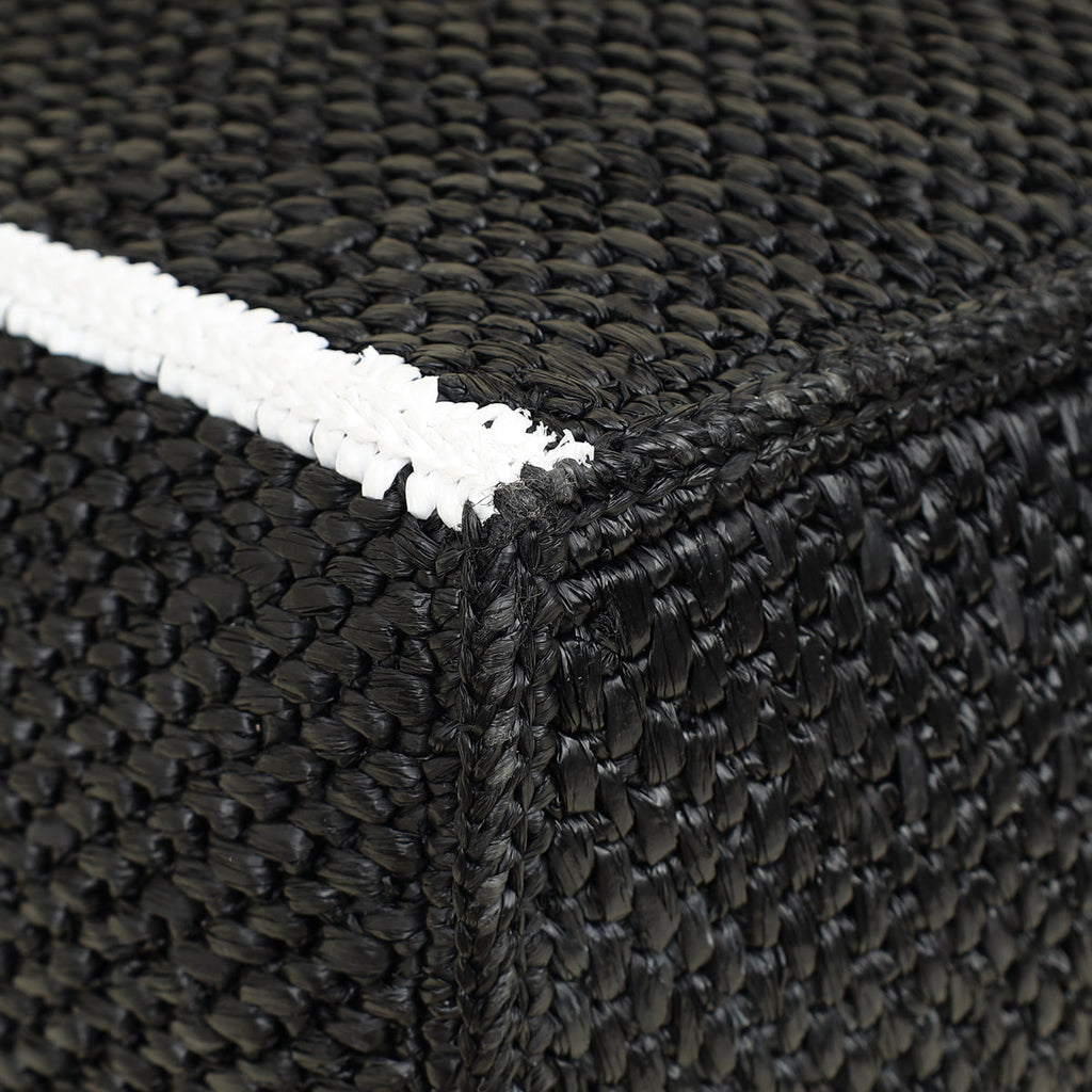 Loewe Bicolor Raffia Large LOEWE Font Tote Bag