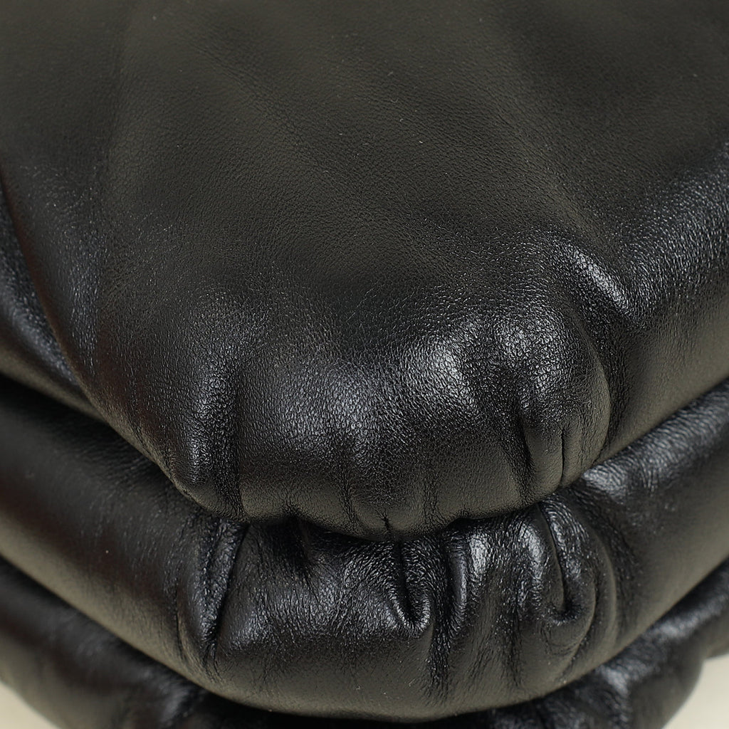 Loewe Black Puffer Goya Padded Chain Shoulder Bag