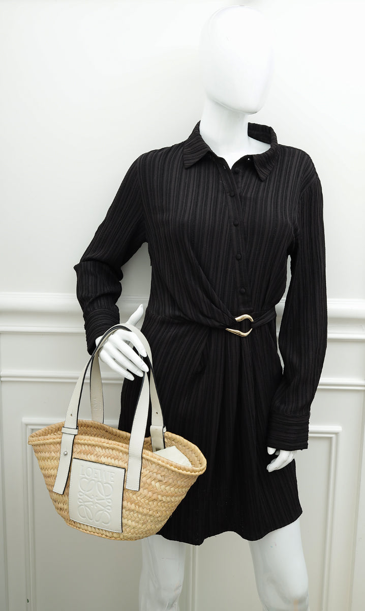 Loewe Bicolor Small Basket Bag