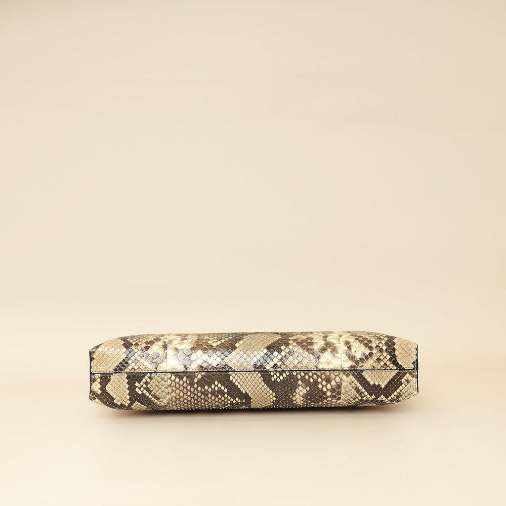Loewe Bicolor Python Repeat T Pouch