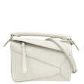 Loewe White Mini Puzzle Bag