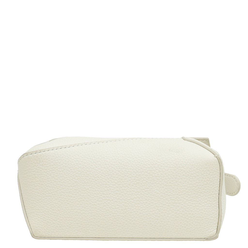 Loewe White Mini Puzzle Bag
