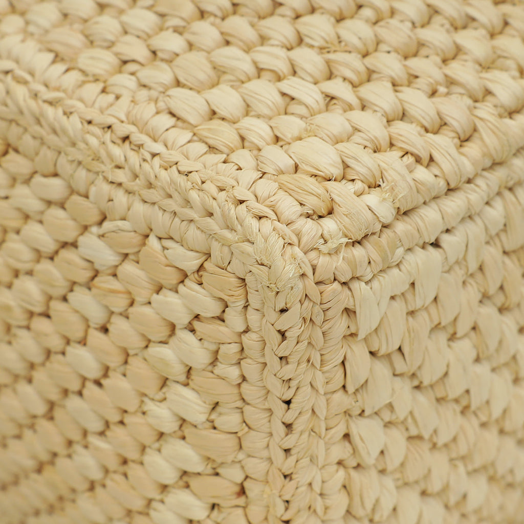 Loewe Bicolor Standard A4 Tote Raffia Bag