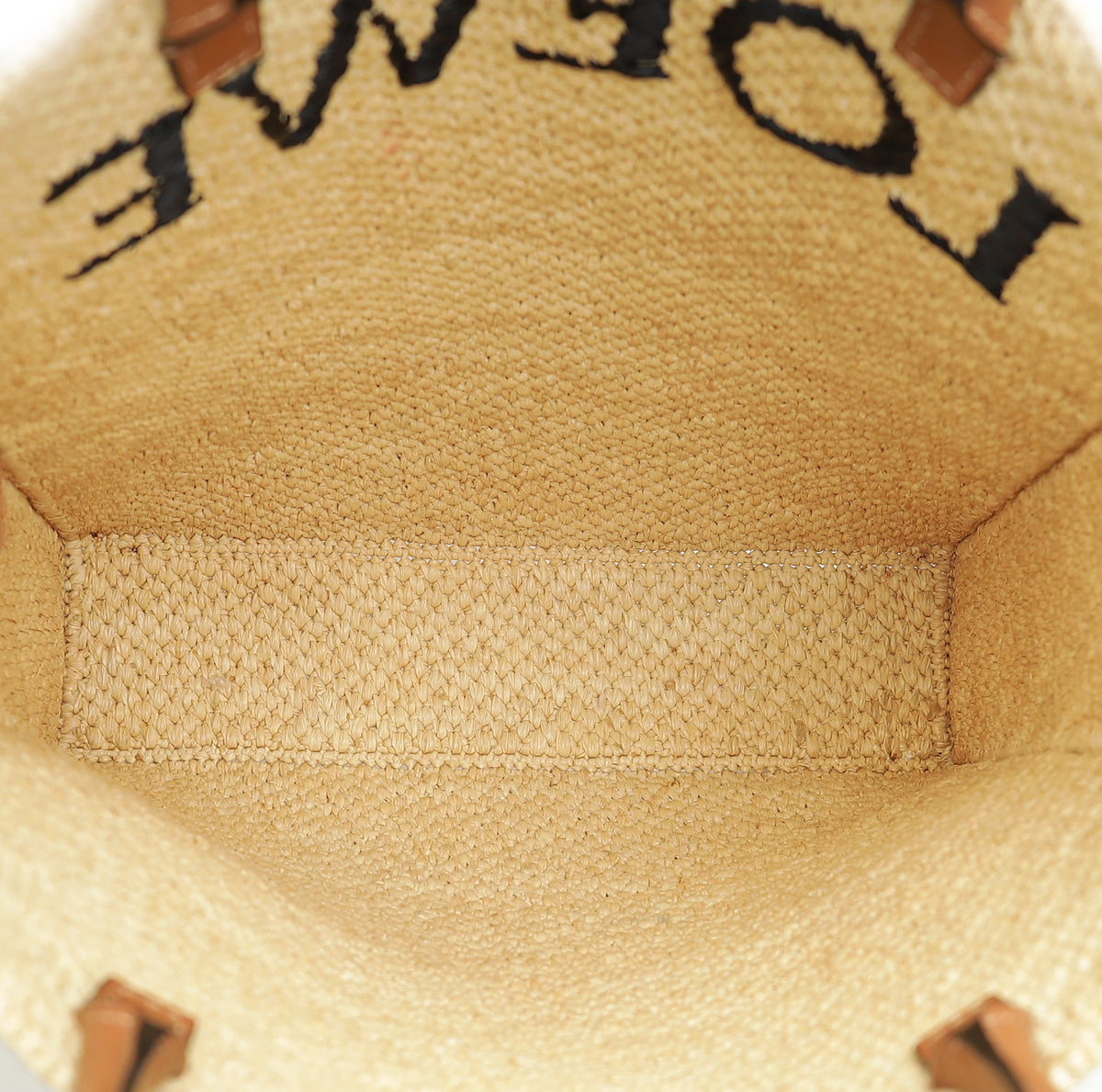 Loewe Bicolor Standard A4 Tote Raffia Bag