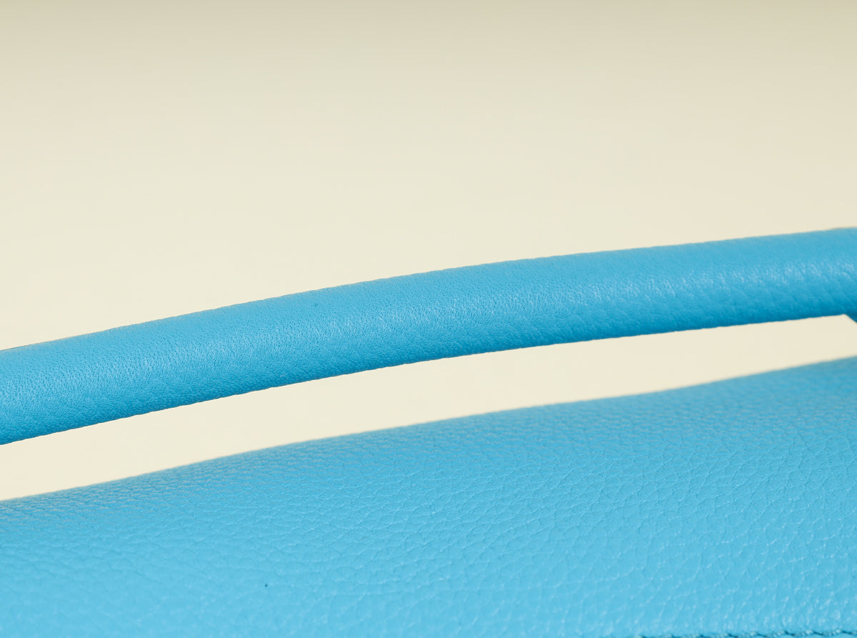 Loewe Cyan Mini Puzzle Edge Bag