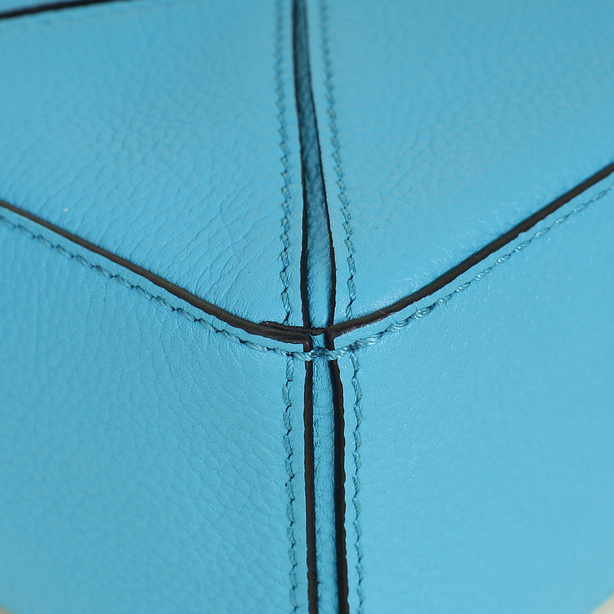 Loewe Cyan Mini Puzzle Edge Bag