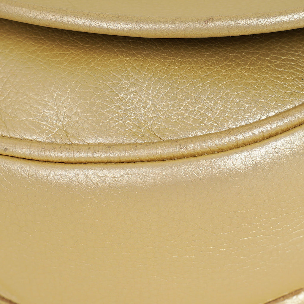 Loewe Metallic Gold Heritage Crossbody Bag