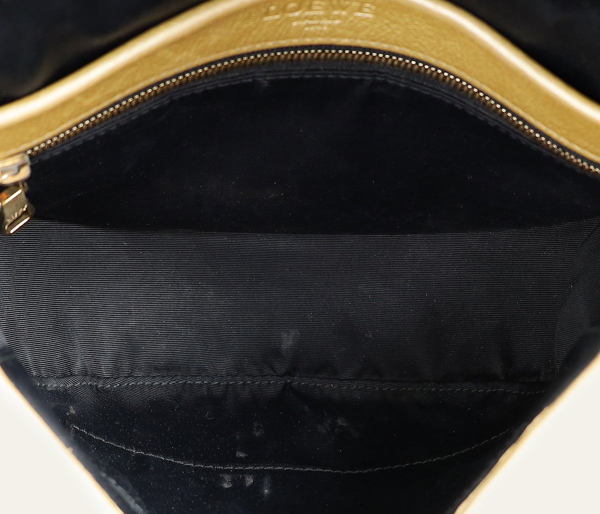 Loewe Metallic Gold Heritage Crossbody Bag