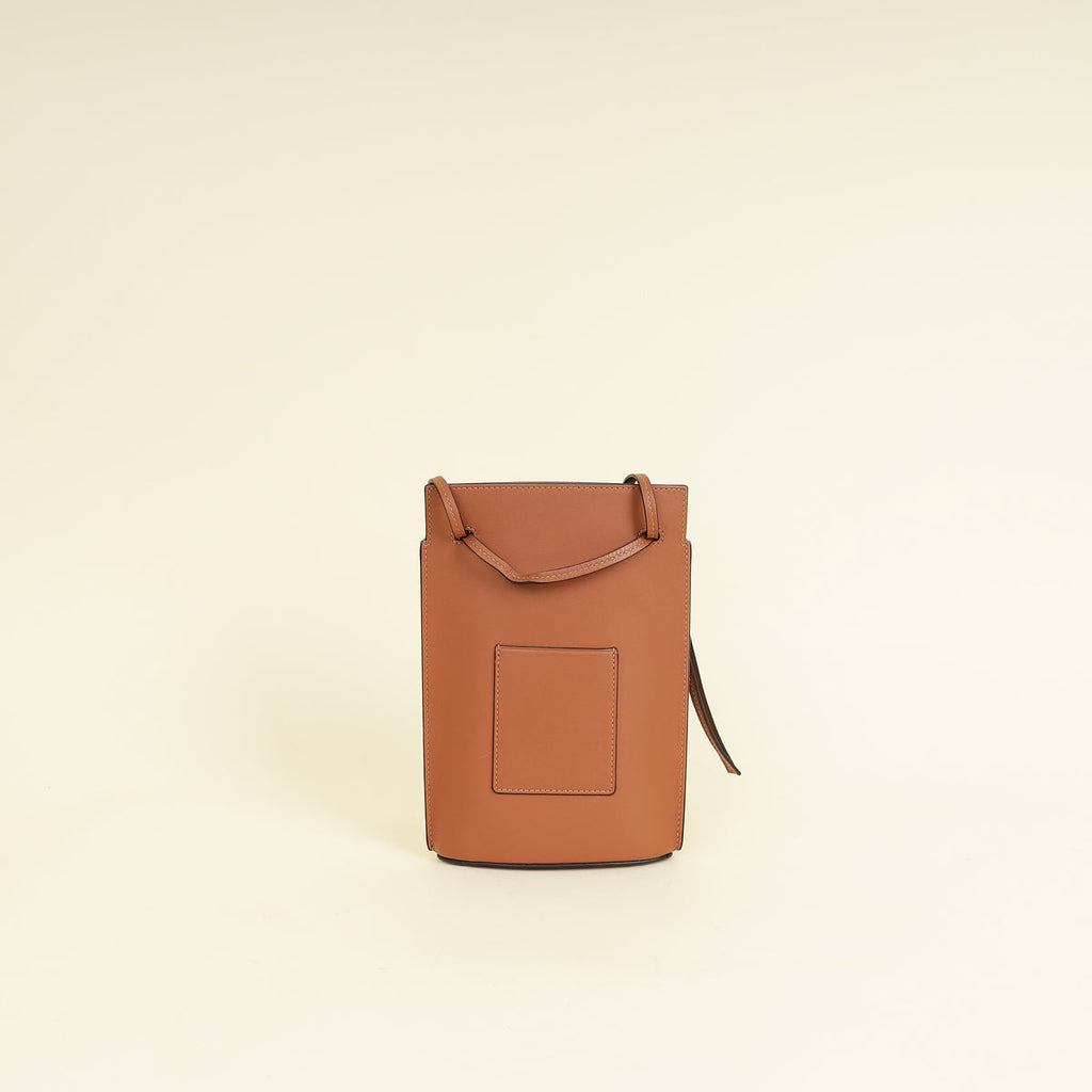 Loewe Brown Dice Pocket Pouch