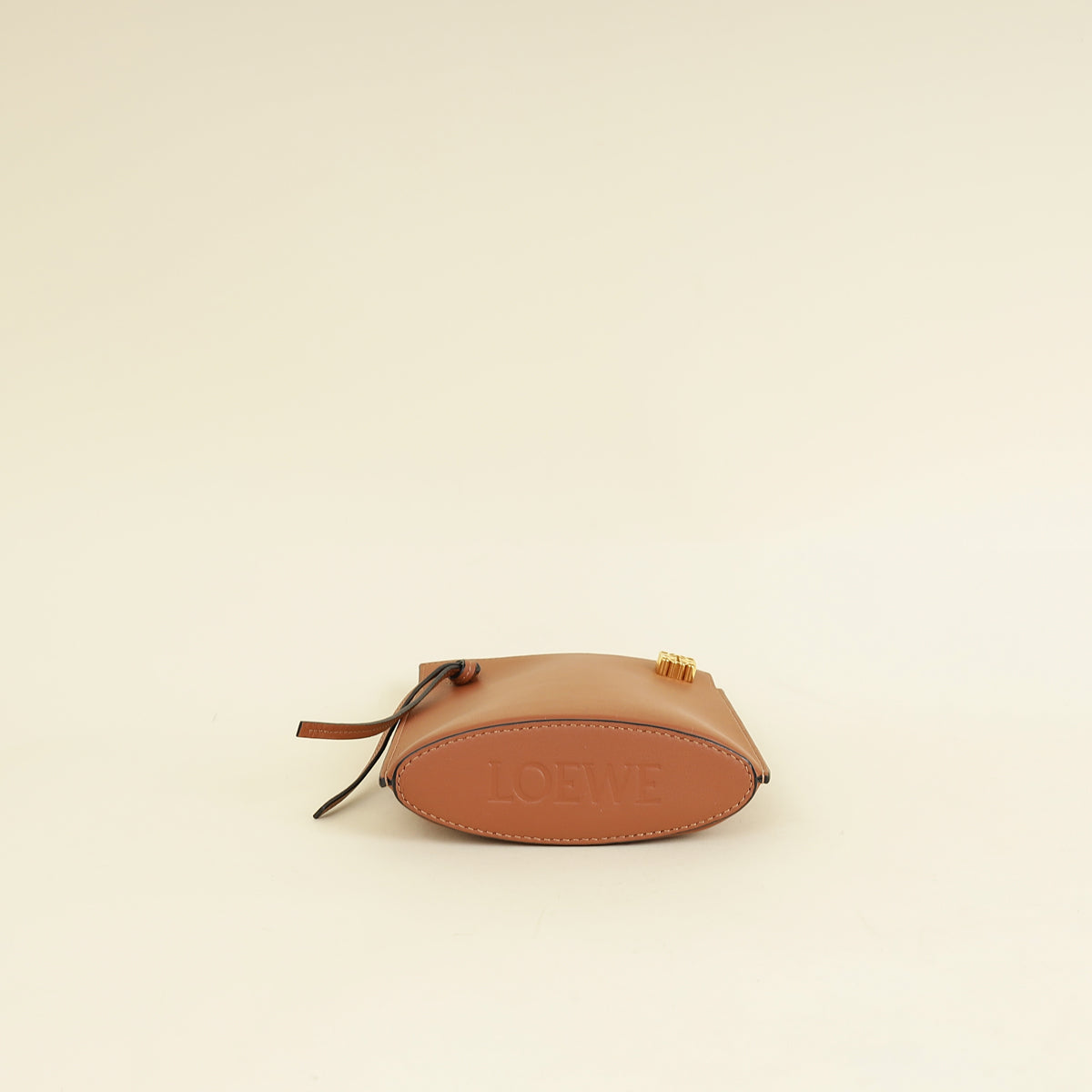 Loewe Brown Dice Pocket Pouch
