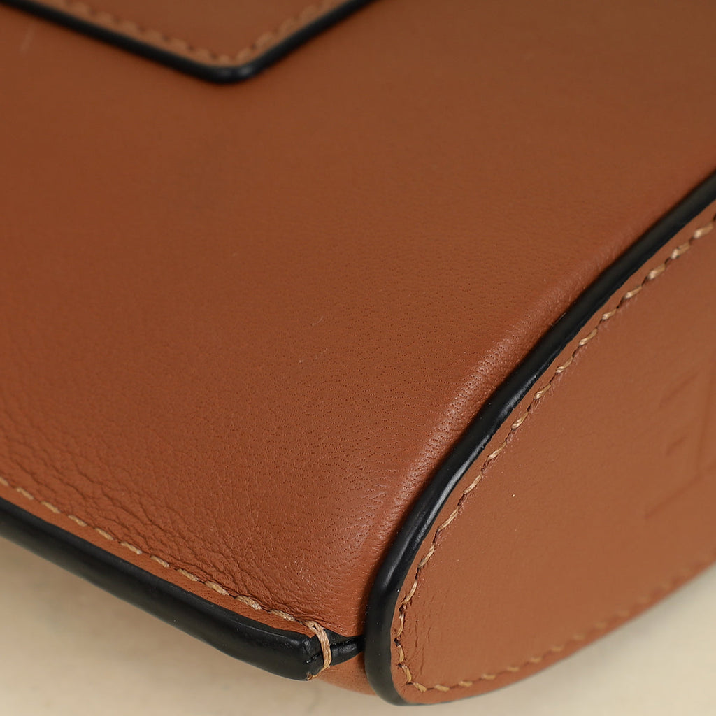 Loewe Brown Dice Pocket Pouch