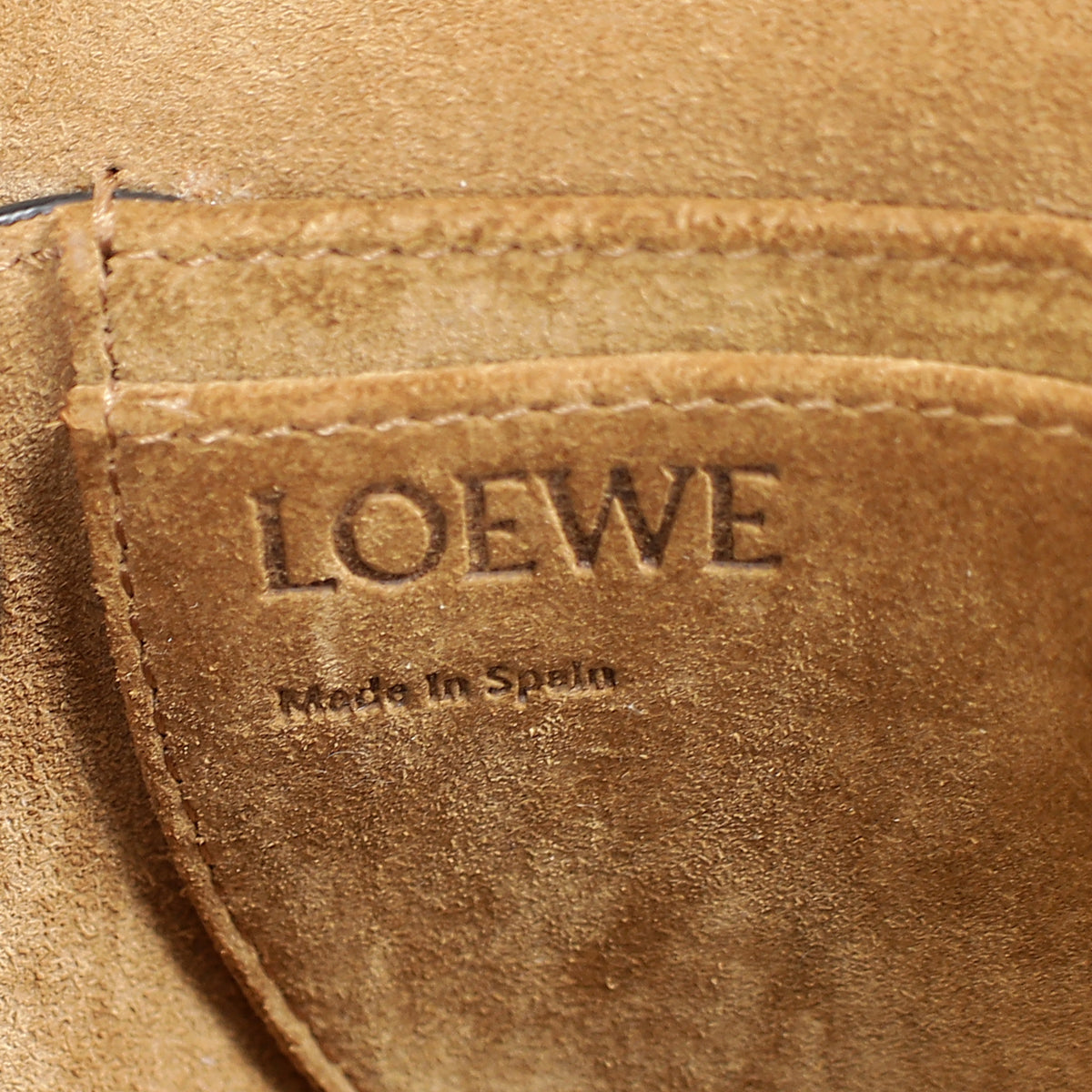 Loewe Brown Python Mini Gate Bag