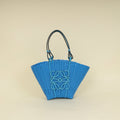 Loewe Blue X Paula's Ibiza Small Mermaid Basket Bag