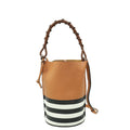 Loewe Tricolor Gate Marine Striped Top Handle Bucket Bag