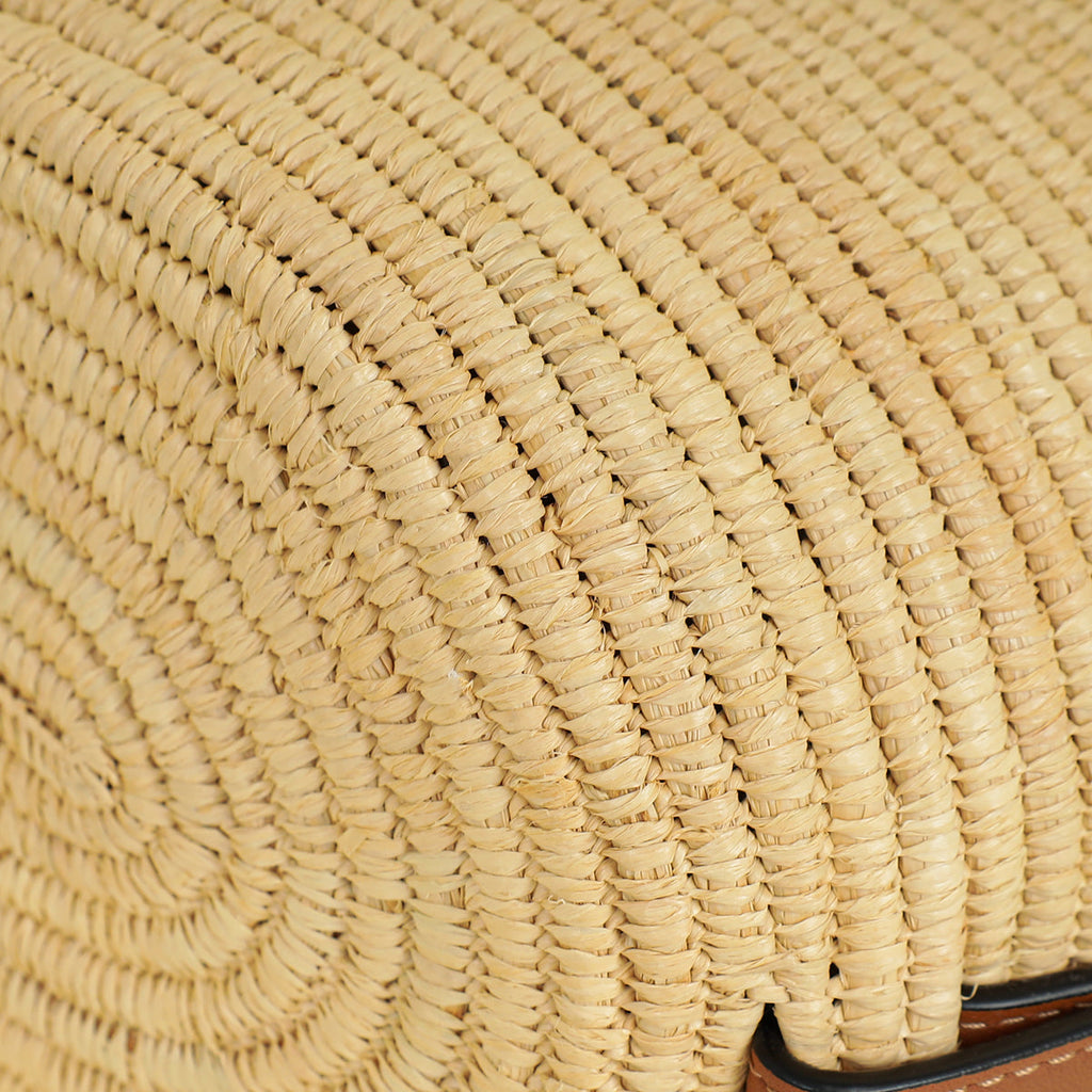Loewe Beige x Paula’s Ibiza Raffia Beehive Basket Bag
