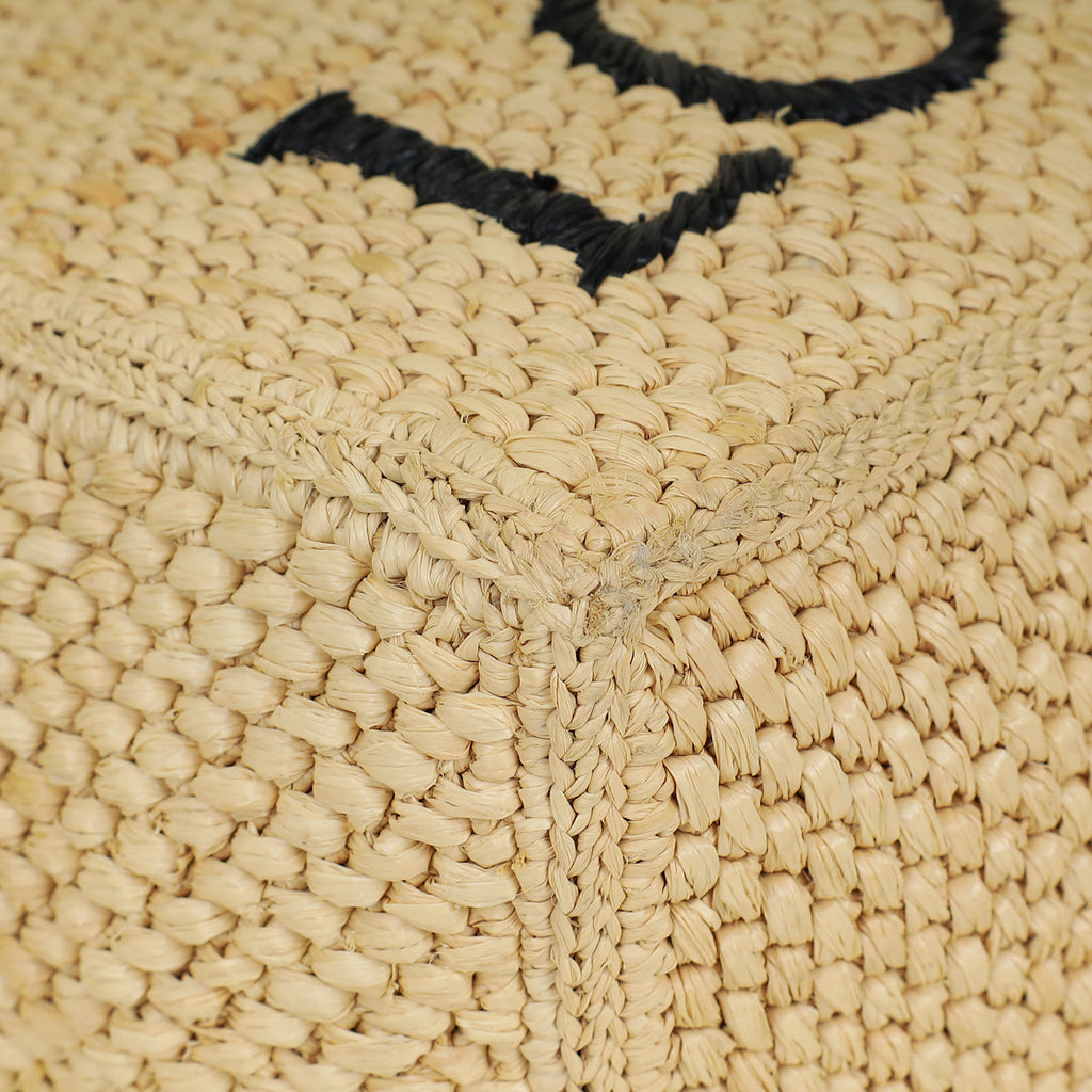 Loewe Tricolor x Paula's Ibiza Raffia Font Tote Bag