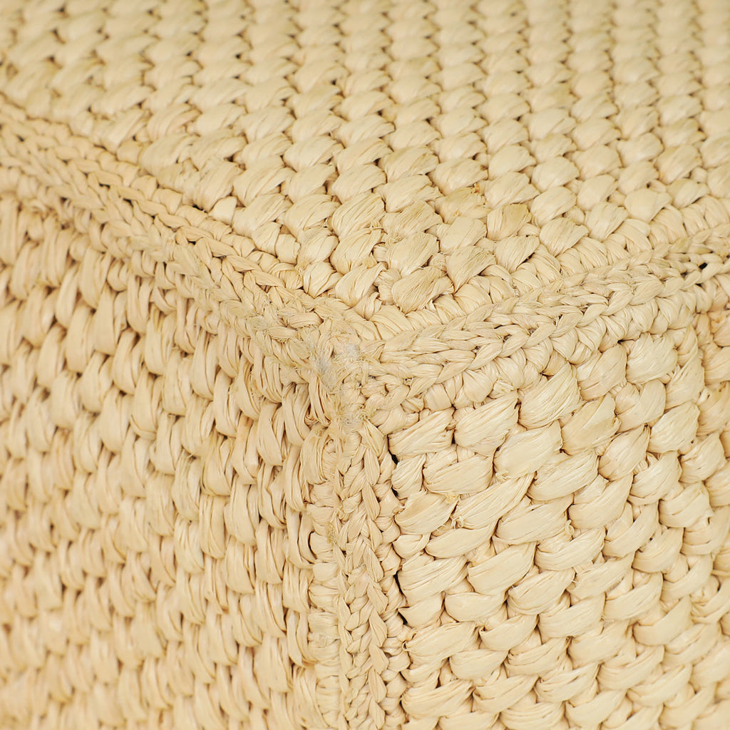 Loewe Tricolor x Paula's Ibiza Raffia Font Tote Bag