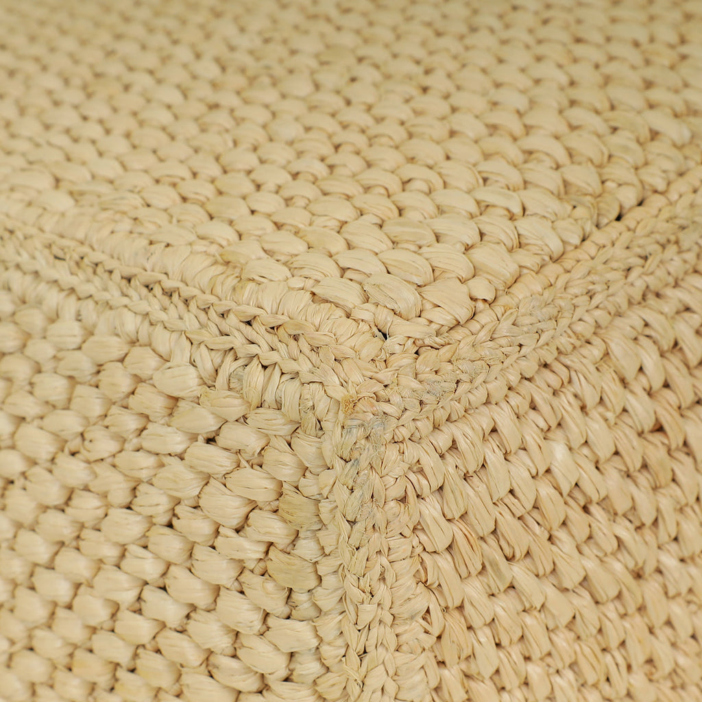 Loewe Tricolor x Paula's Ibiza Raffia Font Tote Bag