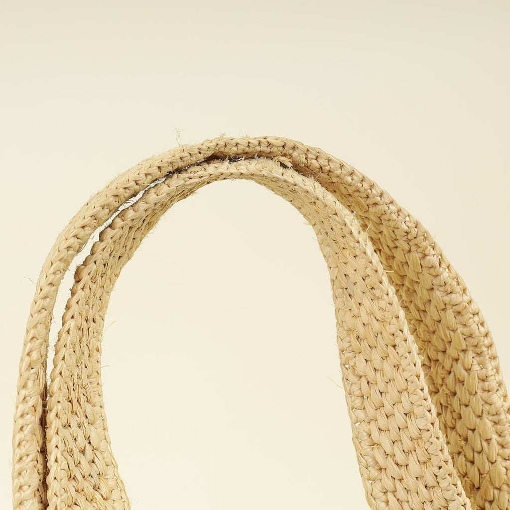 Loewe Tricolor x Paula's Ibiza Raffia Font Tote Bag