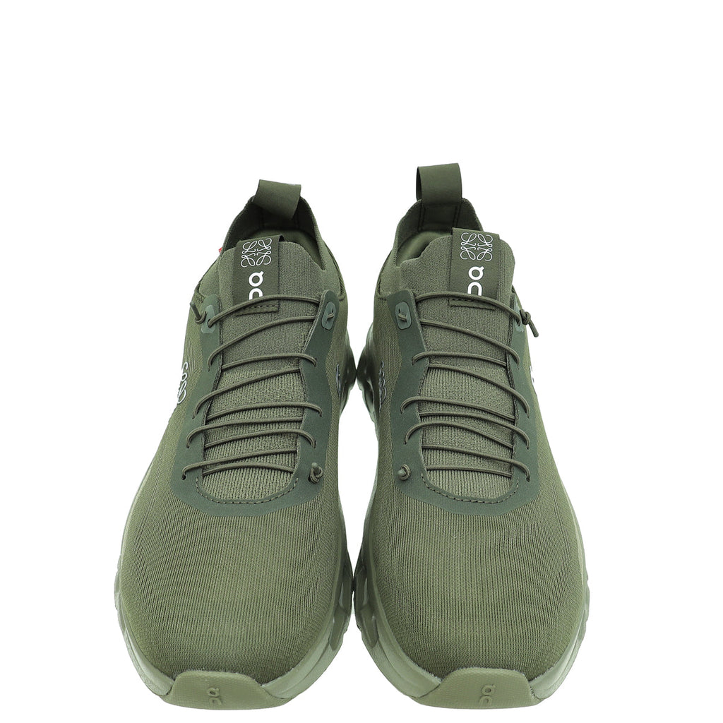 Loewe Khaki Green X  On Running Cloudtilt Sand Sneaker 41