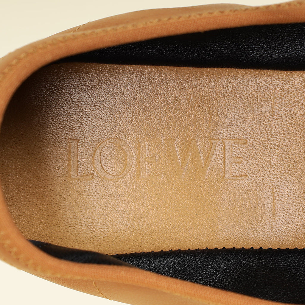 Loewe Brown Soft Derby Shoes 39