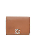 Loewe Tan Anagram Trifold Wallet