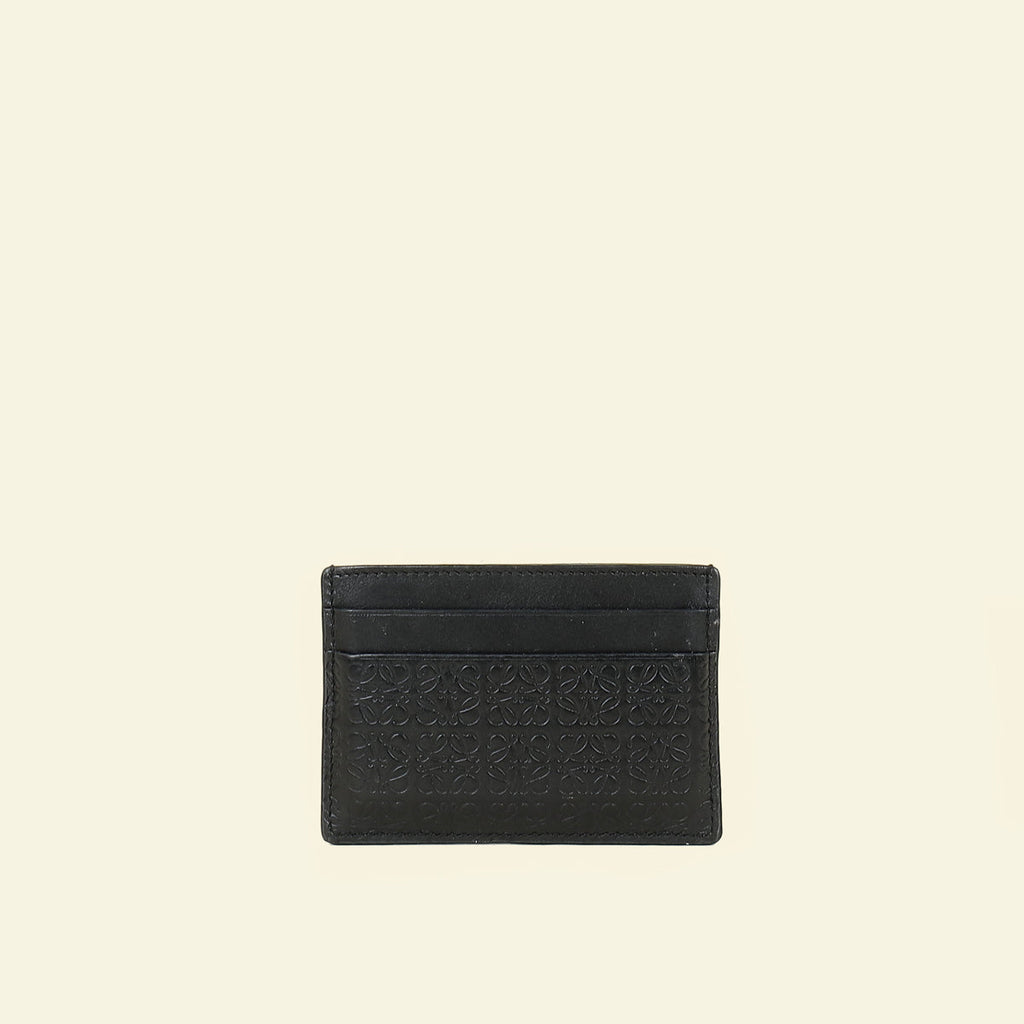 Loewe Black Anagram Card Holder