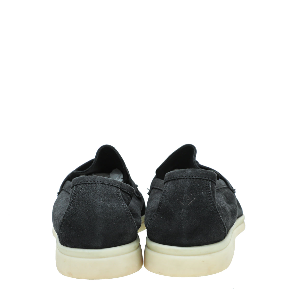 Loro Piana Black Summer Charms Moccasin 38