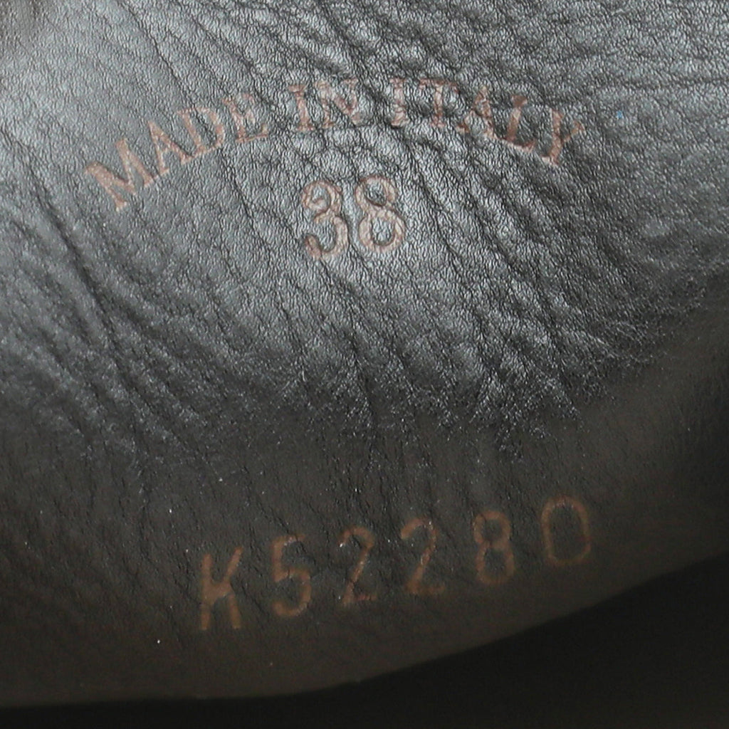 Loro Piana Black Summer Charms Moccasin 38