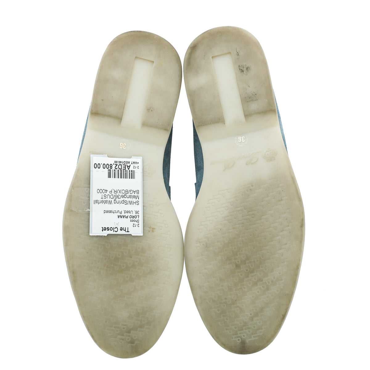 Loro Piana Spring Waterfall Melange L.E Summer On The GO Walk Loafers 36