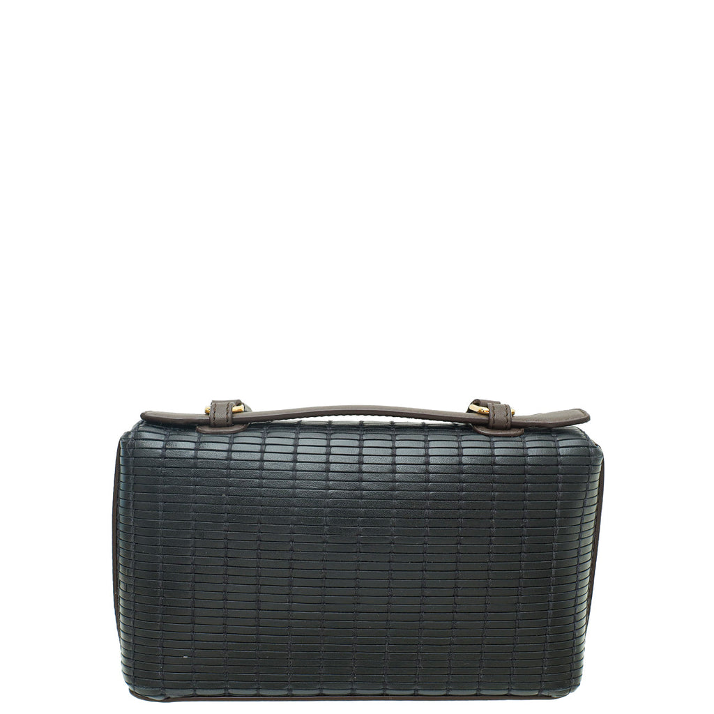 Loro Piana Bicolor Woven Extra Pocket 19 Bag